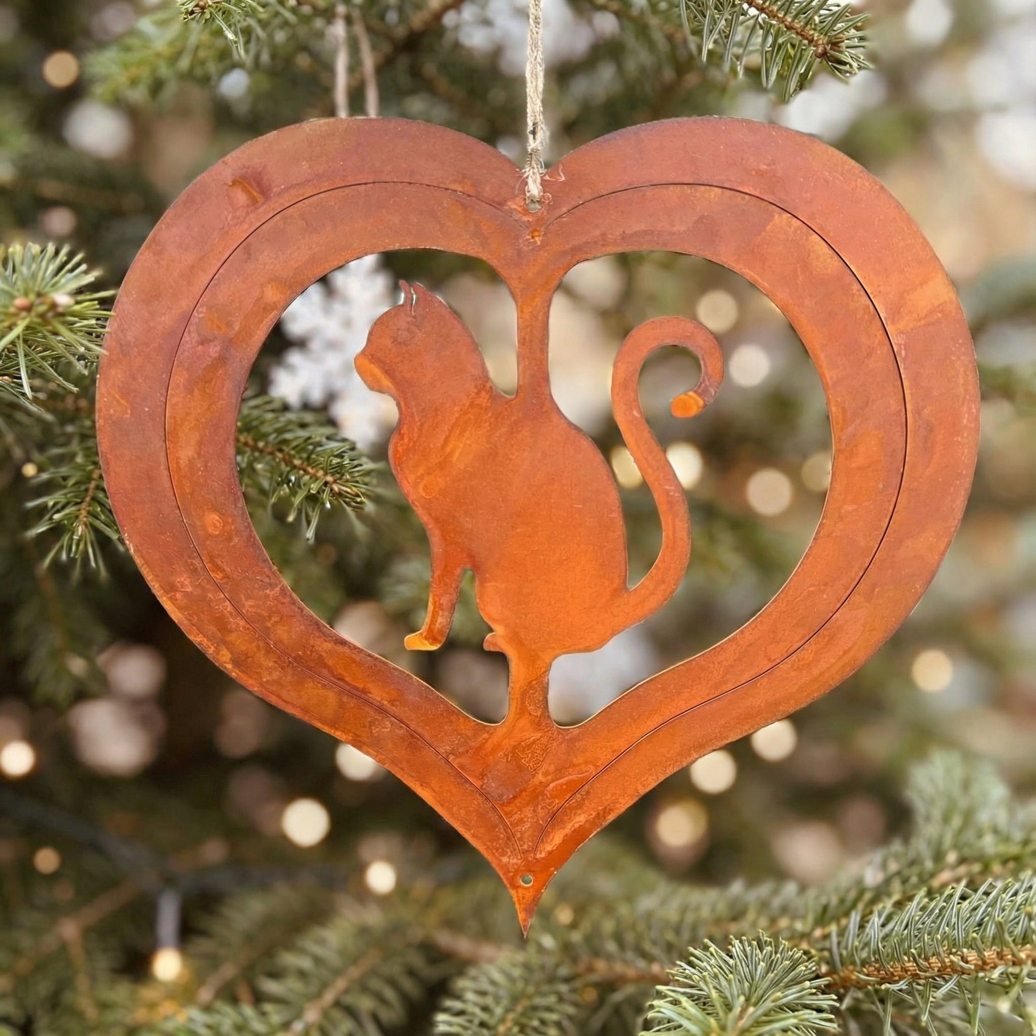 Herz-Anhänger „Katze”