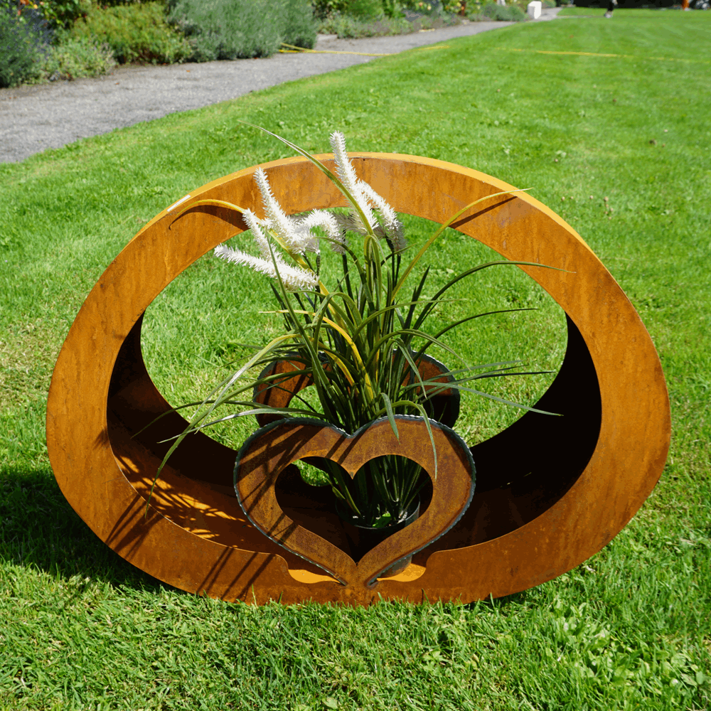 Dekotasche mit großem Herz