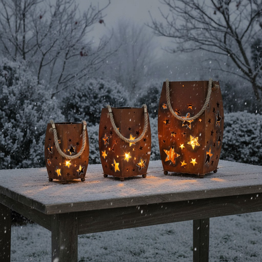 Laterne „Sterne”